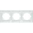 ZENITECH - Triple plaque encastrée horizontale Zyna - Blanc - Zenitech - vignette