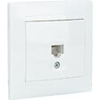 ZENITECH - Prise RJ45 encastrée Zyna - Blanc - Zenitech - vignette