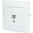 ZENITECH - Prise RJ45 encastrée Zyna - Blanc - Zenitech - vignette