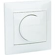 ZENITECH - Variateur rotatif encastré 200W Zyna - Blanc - Zenitech - vignette