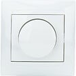 ZENITECH - Variateur rotatif encastré 200W Zyna - Blanc - Zenitech - vignette