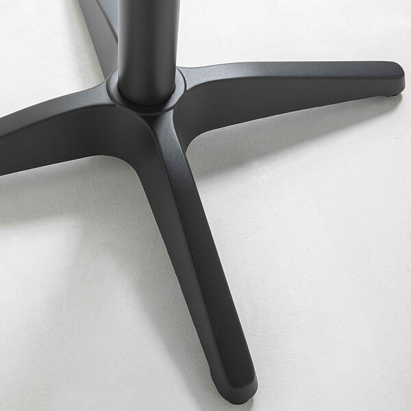 OVIALA - Pied de table noir en aluminium 72 cm Bradford - Bradford - large