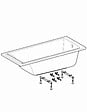GEBERIT - Baignoire rectangulaire  Renova - Avec pieds - 170 x 75 cm - 554.315.01.1 - vignette