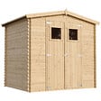 TIMBELA - Abri de jardin en bois - l236xL226xH218 cm / 4.33 m2 - M369 - vignette