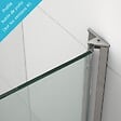 THALASSOR - SINA 60 M - Porte de douche pivotante réglable de 57,6 à 60,1 cm - vignette