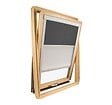 AVOSDIM - Store Duo compatible fenêtre de toit VELUX ® pour dimension MK04 - Gris anthracite - vignette