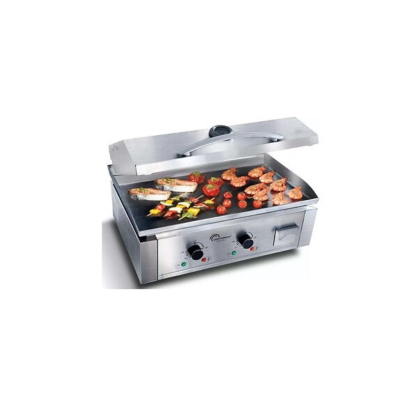 LITTLE BALANCE - plancha électrique 3500w plaque inox 59x38cm - 8473 - large