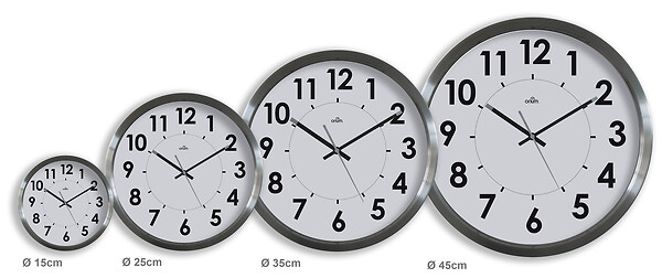 ORIUM - Horloge Inox Stan Ø35cm - Orium - large
