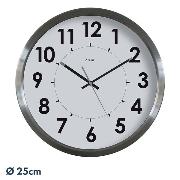 ORIUM - Horloge Inox Stan Ø25cm - Orium - large
