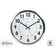 ORIUM - Horloge radio contrôlée Abylis Ø30cm - alu - Orium - vignette