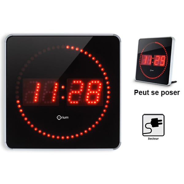 ORIUM - Horloge LED Studio 2en1 - Orium - large
