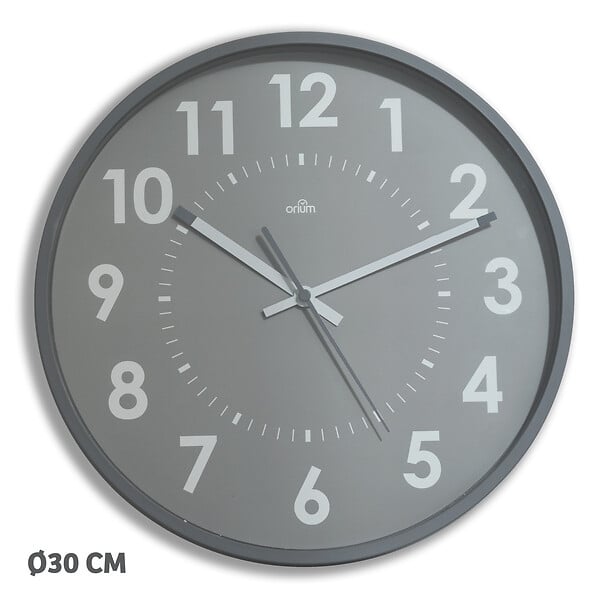 ORIUM - Horloge silencieuse Abylis Ø30cm - Gris - Orium - large