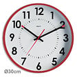 ORIUM - Horloge silencieuse Abylis Ø30cm - Lie de vin - Orium - vignette