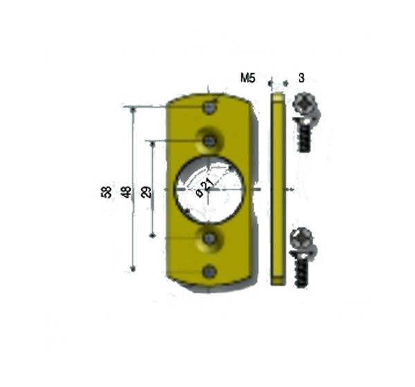 SOMFY - Plaquette LO LS40 pour moteurs Somfy Ø40mm 9147337 - large