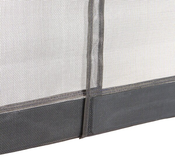 AVOSDIM - Moustiquaire rideau porte Passages Intensifs - L 100 x H 230 cm Noir - large