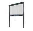 AVOSDIM - Store moustiquaire Recoupable Alu - L 100 x H 160 cm - Gris - Unitaire - vignette