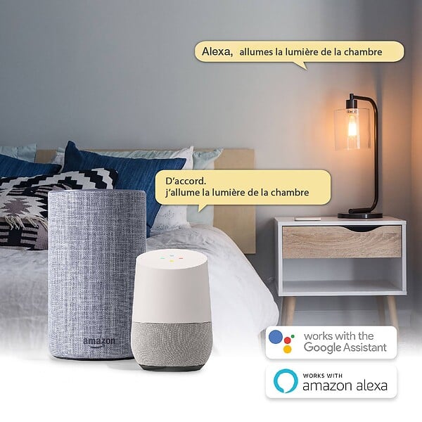GSC - Ampoule LED 9w e27 - Wi-Fi + Bluetooth - large