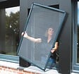 AVOSDIM - Moustiquaire cadre recoupable 1300 x 1500mm gris anthracite - vignette