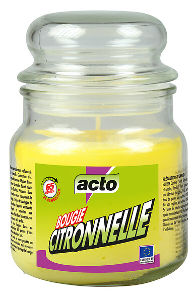 ACTO - Bougie citronnelle grand modele 65h - large