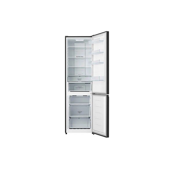 HISENSE - réfrigérateur combiné 60cm 336l nofrost inox noir - FCN331AFD - large