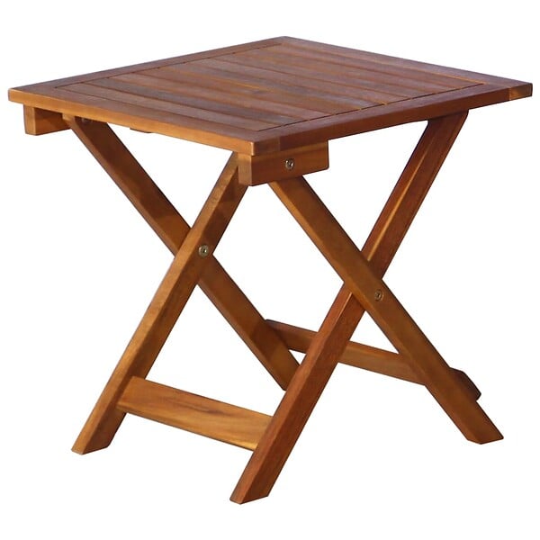 VIDAXL - vidaXL Chaises longues lot de 2 avec table et coussins Acacia solide - large