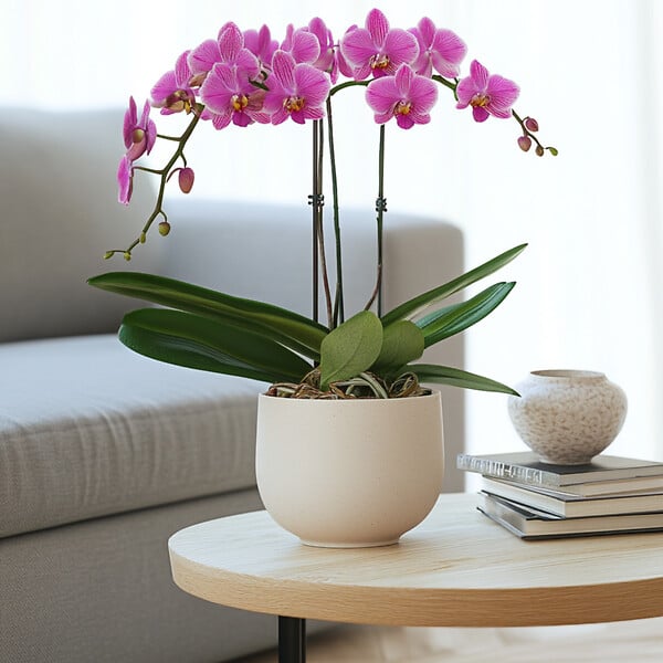 PLANT IN A BOX - Orchidée papillon - Phalaenopsis Multiflora - Hauteur 35-45cm - ⌀12cm - large
