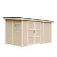 TIMBELA - Abri de Jardin Qualité Premium 8,68 m² - H231x248x412 cm - Sans plancher e  paroi latérale - Timbela M939B - vignette