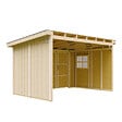 TIMBELA - Abri de Jardin Qualité Premium 8,68 m² - H231x248x412 cm - Sans plancher e  paroi latérale - Timbela M939B - vignette