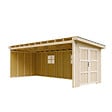 TIMBELA - Abri de Jardin Qualité Premium 14,3 m² - H231x248x648 cm - Sans plancher e  paroi latérale - Timbela M941B - vignette