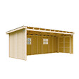 TIMBELA - Abri de Jardin Qualité Premium 14,3 m² - H231x248x648 cm - Sans plancher e  paroi latérale - Timbela M941B - vignette
