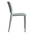 OVIALA - Chaise de terrasse ajourée en plastique vert sauge - Riga - vignette