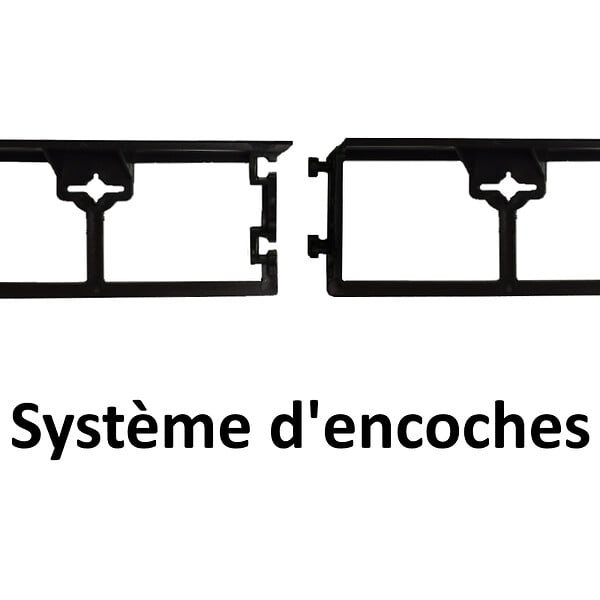 GT GARDEN - Bordure de jardin droite noire - 5,8 cm x 5 mètres avec 25 piquets d'ancrage - large