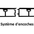 GT GARDEN - Bordure de jardin droite noire - 5,8 cm x 5 mètres avec 25 piquets d'ancrage - vignette