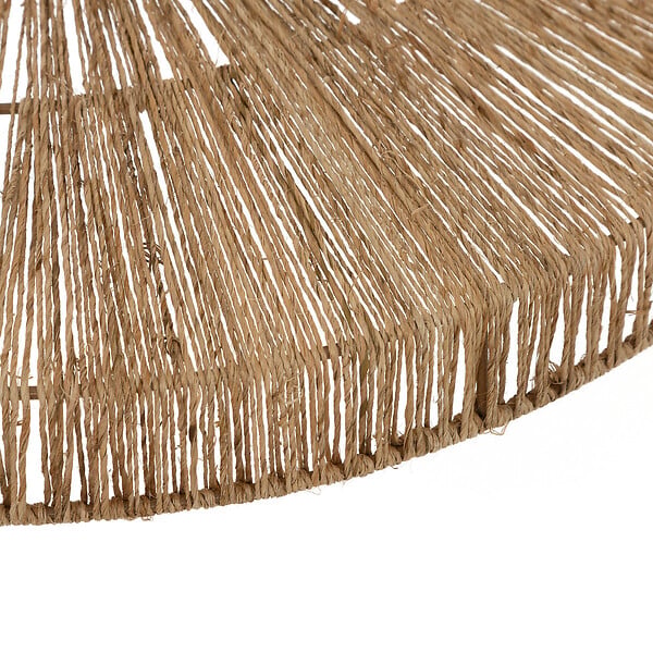 ATMOSPHERA - Luminaire Suspension en métal et jute Beige 58 cm - large