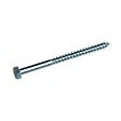 COTEKA - 1 tirefond tête hexagonale acier zingué 12x180mm - vignette