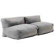 OVIALA - Salon de jardin modulable 2 places gris - Mixi - vignette