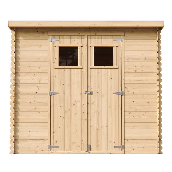 TIMBELA - TIMBELA M310 - Abri de jardin en bois - H200 x l239 x L142 cm / 2.63 m2 - large