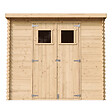 TIMBELA - TIMBELA M310 - Abri de jardin en bois - H200 x l239 x L142 cm / 2.63 m2 - vignette