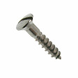 COTEKA - 30 vis à bois tête fraisée bombée fendue inox A4 3x16mm - vignette