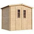 TIMBELA - Abri de jardin en bois - Stockage extérieur I236xL226xH218 cm/ 4.33 m2 - M369C - vignette