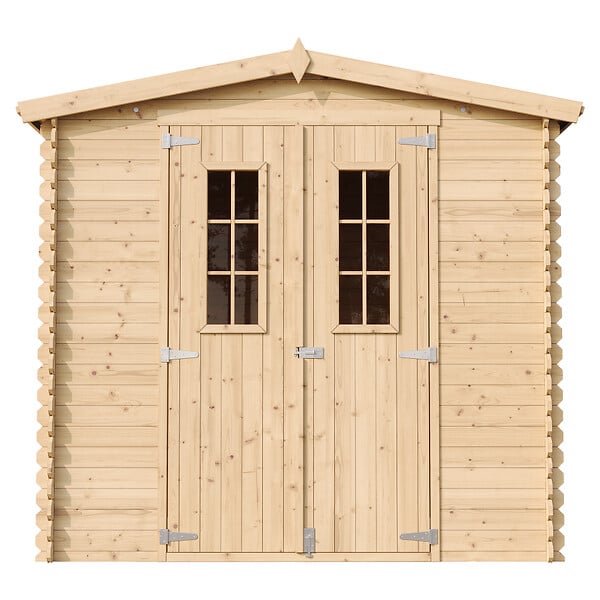 TIMBELA - Abri de jardin en bois - Stockage extérieur I236xL226xH218 cm/ 4.33 m2 - M369C - large
