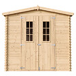 TIMBELA - Abri de jardin en bois - Stockage extérieur I236xL226xH218 cm/ 4.33 m2 - M369C - vignette