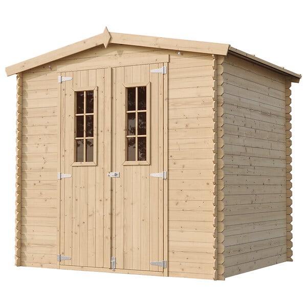 TIMBELA - Abri de jardin en bois - Stockage extérieur I236xL226xH218 cm/ 4.33 m2 - M369C - large