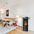 SANNOVER - Poêle à granulés Air Flavia 9,5 kW Blanc Sannover - vignette
