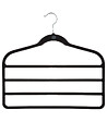 5 FIVE SIMPLY SMART - Lot de 2 Cintres 4 pantalons avec revêtement anti glisse en feutrine - vignette