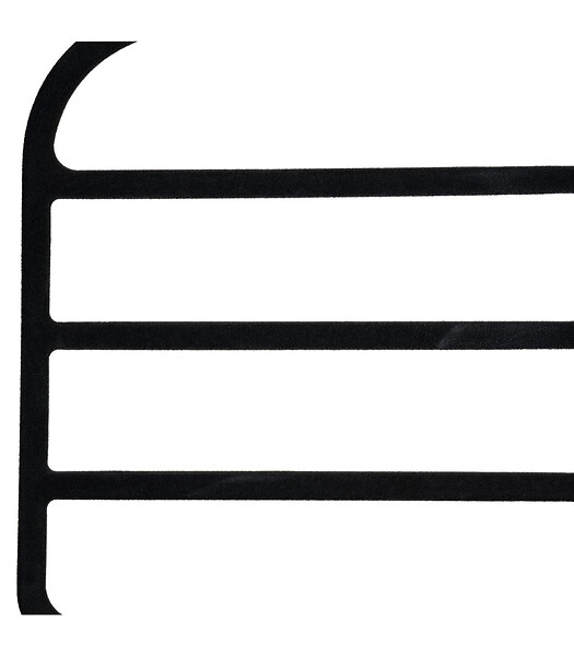 5 FIVE SIMPLY SMART - Lot de 2 Cintres 4 pantalons avec revêtement anti glisse en feutrine - large