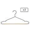 5 FIVE SIMPLY SMART - Lot de 2 Cintres en Métal et Bois - vignette
