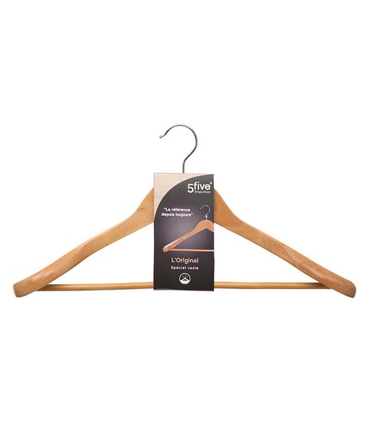 5 FIVE SIMPLY SMART - Cintre en Bois pour Veste - large
