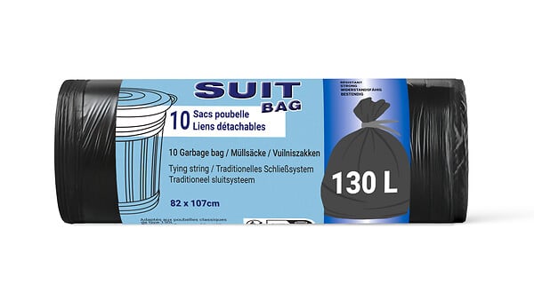 SUIT BAG - Sac poubelle 10x130L - large