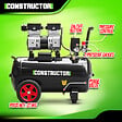 CONSTRUCTOR - Compresseur 750W - 50L silencieux - 8 bars - vignette